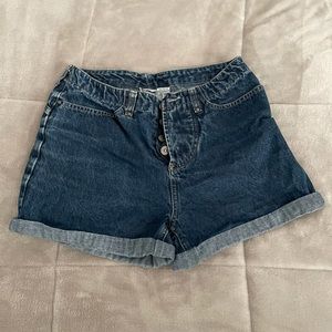 Exhilaration High Rise Jean Shorts